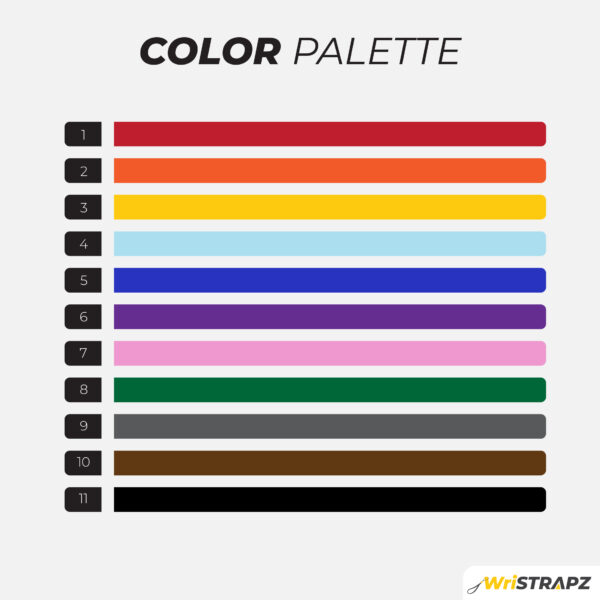 wristrapz colorful thread wrist straps